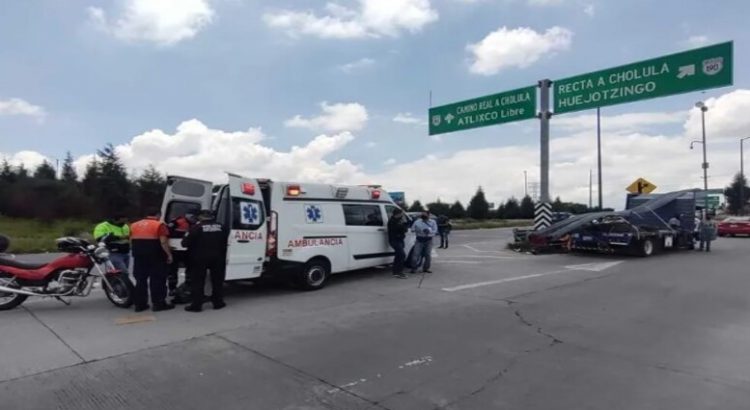 4 motociclistas sufren accidentes viales en Puebla