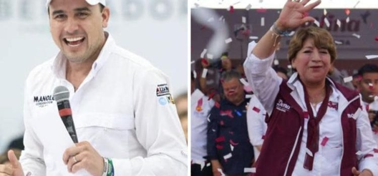 Delfina Gómez y Manolo Jiménez, los virtuales ganadores de la jornada electoral