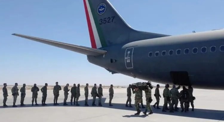 Llegan mil 500 militares a BC y Sonora Llegan mil 500 militares a BC y Sonora