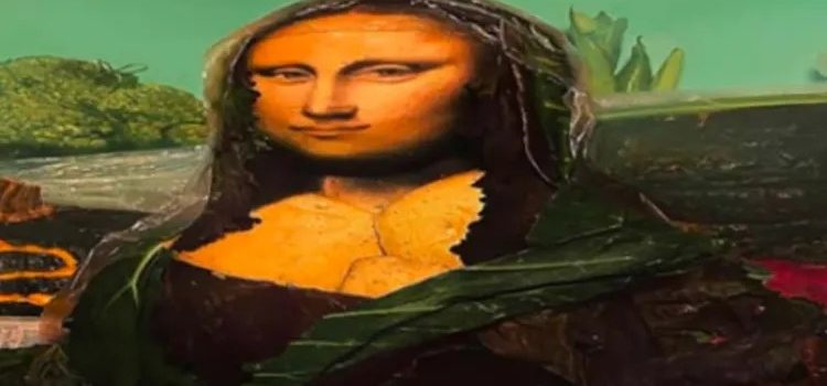 Recreó la Mona Lisa en una papa