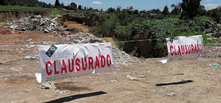 Secretaría del Medio ambiente clausura 13 tiraderos en Puebla