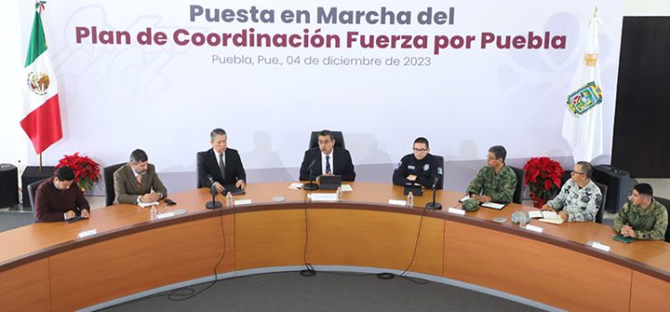 Sergio Salomón anuncia que Semar se sumará al combate a la delincuencia en Puebla