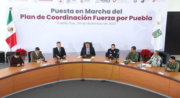 Sergio Salomón anuncia que Semar se sumará al combate a la delincuencia en Puebla