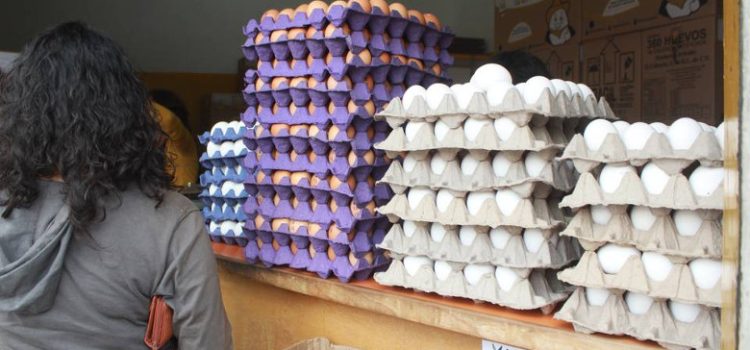 Aumenta en Puebla el precio del huevo