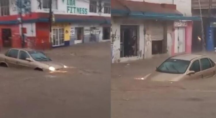 Fuertes lluvias causan estragos en Puebla