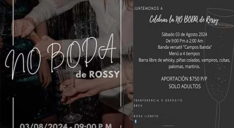 Por infidelidad del novio canceló la boda… pero no la fiesta