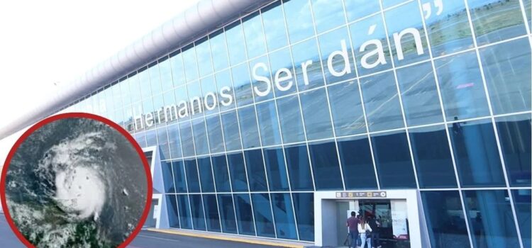 Aeropuerto de Puebla cancela vuelos a Cancún por huracán Beryl