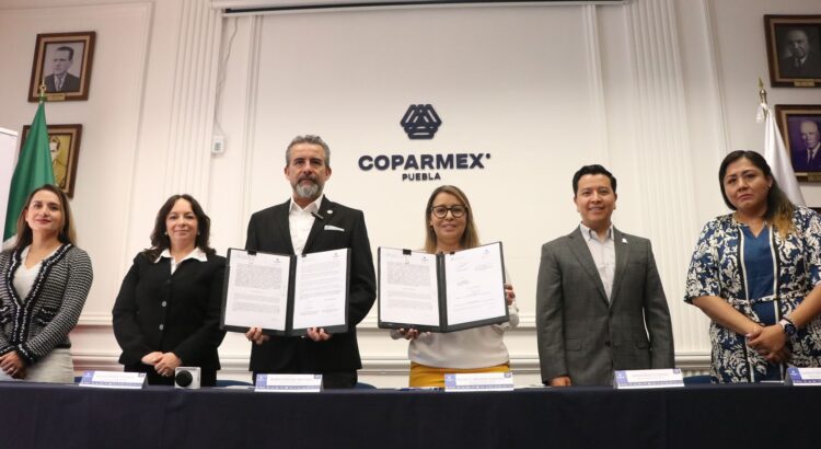 Mediante firma de convenio Gobierno de Puebla impulsa la oferta laboral para las mujeres