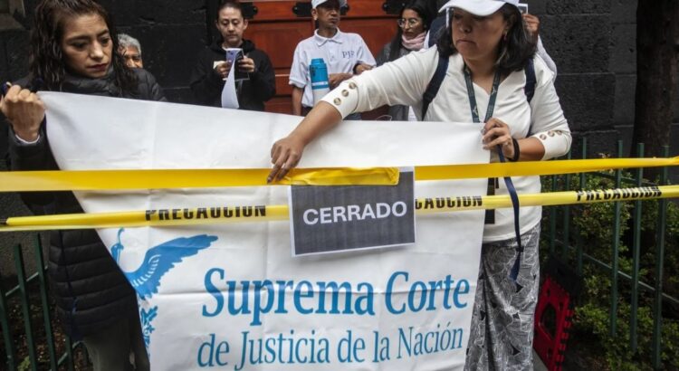 Trabajadores de la SCJN se suman al paro en protesta por la reforma judicial