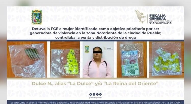 Capturan a “Reina de Oriente” líder del narco en Puebla