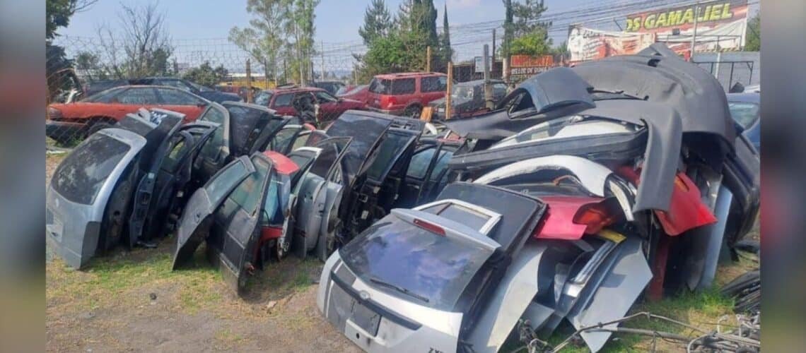 Más de 3 mil denuncias por robo de autopartes en Puebla