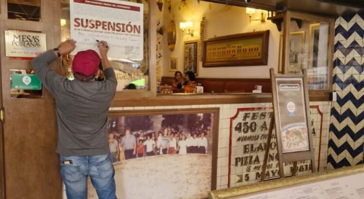 Profeco suspende tres restaurantes en Puebla