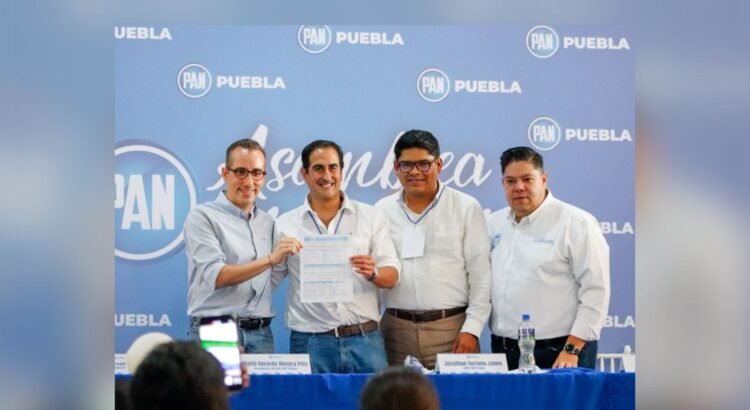 1,071 votos colocan a Manuel Herrera Rojas al frente del PAN en Puebla